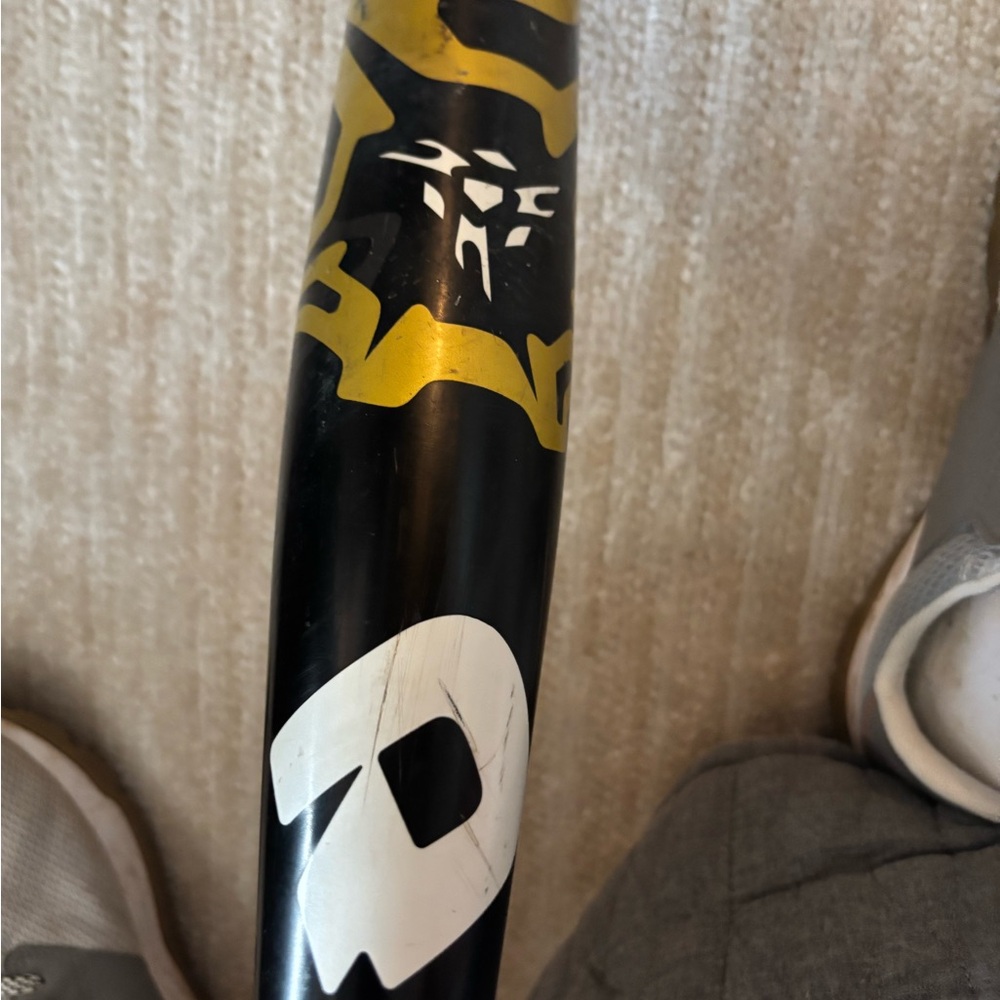 DeMarini Black and Gold Baseball Bat